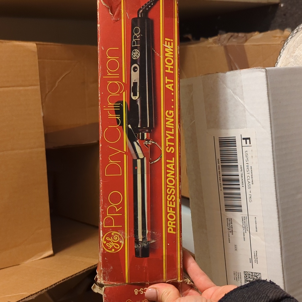 Curling iron pro dry 15 watts 120 volts